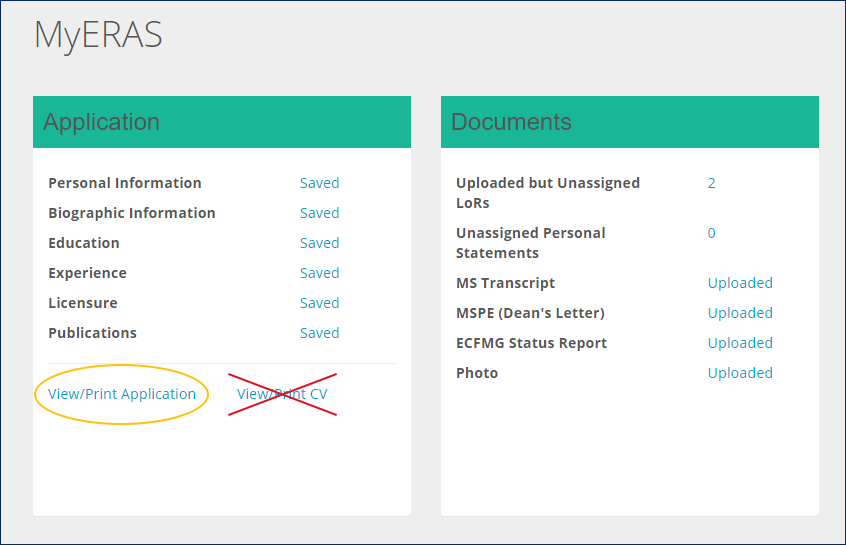 Expert ERAS Application Editing Feedback Services